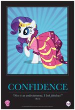 MLPFiM ComicCon2012 Trolley Poster Confidence FMA