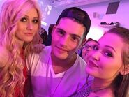 Katherine McNamara (Tiffany Ridgewood), Gregg Sulkin (Will Copeland) and Kelli Berglund (Keena Ashcroft)