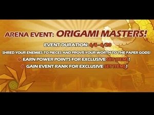 June 6, 2013 - Arena Event: Origami Masters!