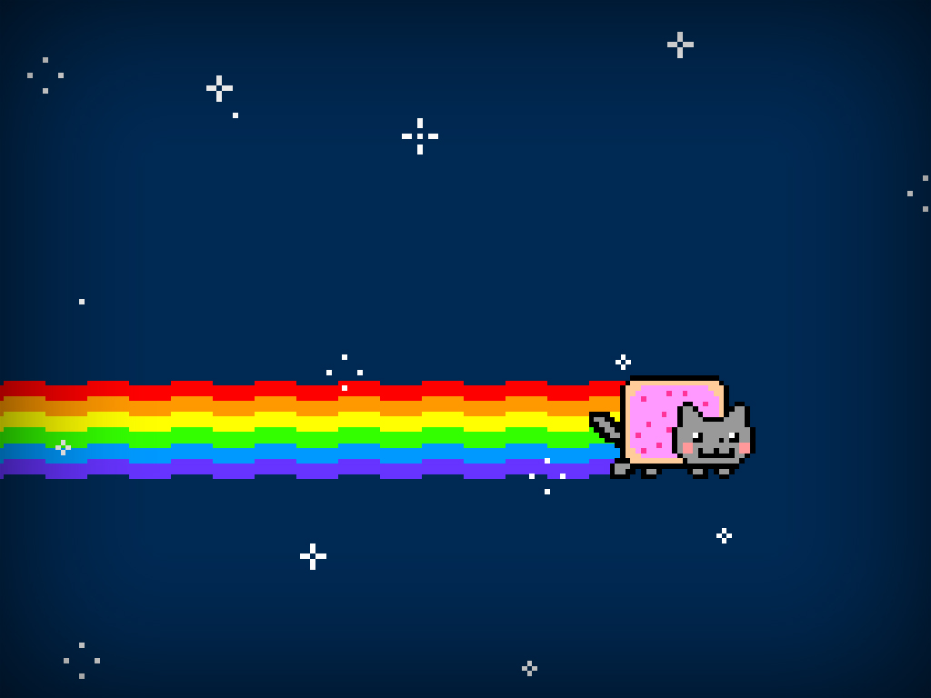 nyan cat moving image