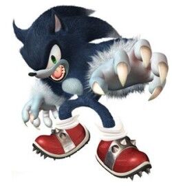 Sonic the Werehog over super form [Sonic 3 A.I.R.] [Concepts]