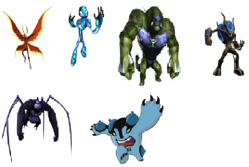 ben 10 evolutions aliens