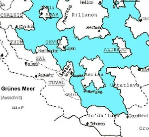 Ausschnitt des  in der Region Chalkis (Links oben).