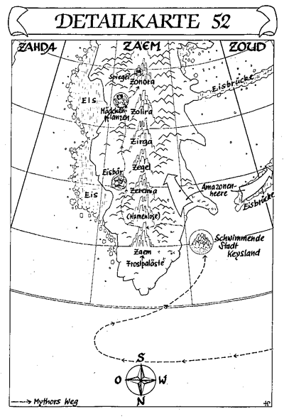Karte der  des (, wo , , , , ),  und  ihre Paläste hatten am  auf der . -  052 von  aus # der .