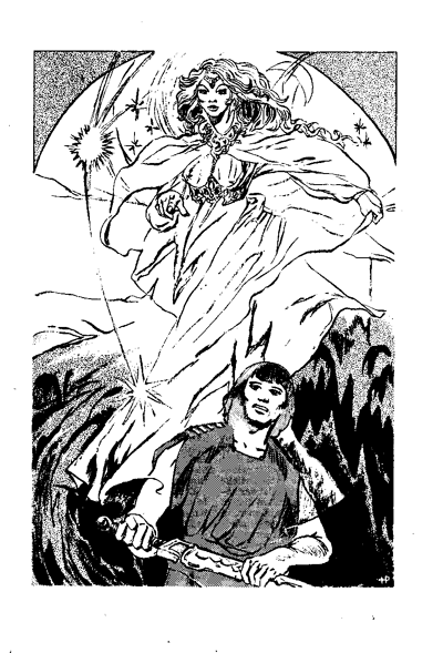 Gwasamee, wie sie Mythor erschien und wie  sie zeichnete. Aus ,S