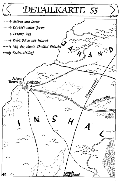 Der Machairas von Inshal mit /Hadam und der Grenze nach 