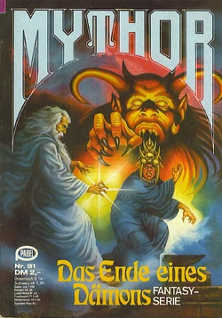 Mythor 091 (c)Pabel-Moewig - Das Ende eines Dämons - Titelbild von , hier FairUse.