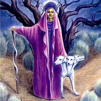 Die Schwarze Mutter als Herrscherin des Hexenreichs . 
Image Hrana Janto CC-BY-SA2