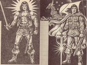 Zweimal Mythor - vorher, nachher.