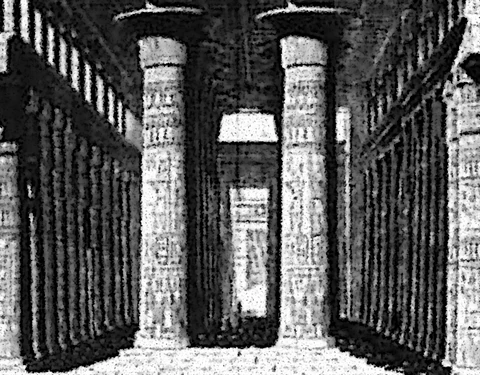 Saal der einhundert Säulen im 