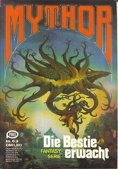 Mythor 063 (c)Pabel-Moewig - Die Bestie erwacht - Titelbild von , hier FairUse