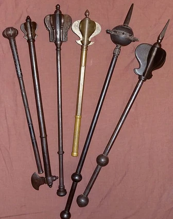 472px-Various Indo-Persian maces