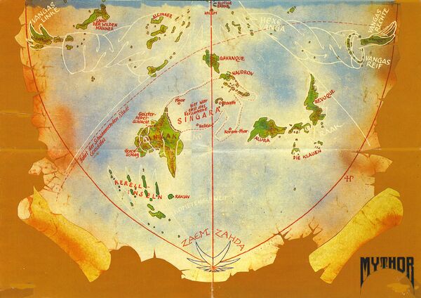 Karte der Ophiswelt.