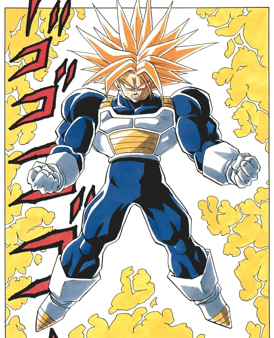 Johnnae - This is Future Trunks(Saiyan Armor) from the Dragon Ball Z  series-Cell Saga, a strong half saiyan.. I think that this Trunks is much  stronger and cooler than the Dragon ball