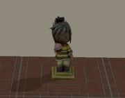 The MySims Standup item featuring Roxie in The Sims 2: FreeTime.