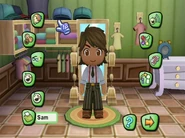 The default player in MySims Party.