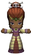 An official render of Madame Zoe floating with red hair.