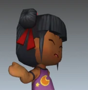 Sandra's jealous emote.