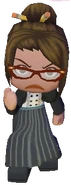 Elmira doing the /shakefist emotion in MySims.