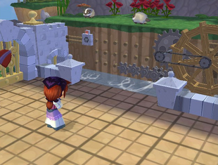 Gears being used on the Harbor Gate at .