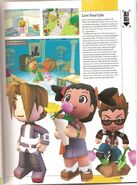 The April 2007 issue of Nintendo Power, showing Chaz stomping on tulips. Note that his eye style, hairstyle, hair color, skin color, and glasses are incorrect here.