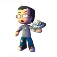 Brendan's MySims concept artwork with black hair.