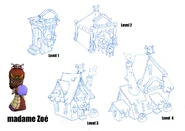 Concept art of Omens-While-u-Wait from MySims Racing (Wii).