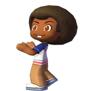 An official render of Stephen clapping.