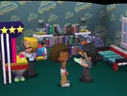 A promotional image of Ian playing an Arcade Game.