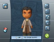 The default male player in MySims Agents.