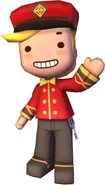 An official render of Buddy waving with his right hand.