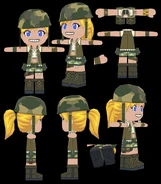 Summer's MySims SkyHeroes 3D model reference.