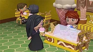 A promotional image of the interior of Roxie's Ice Cream Shoppe.