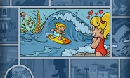 Summer crushing on Luke in his daydream.