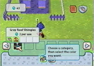 A Wandolier painting a house.