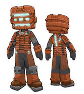 Isaac's MySims Agents concept art drawn by MySims concept artist, Ben Seto.