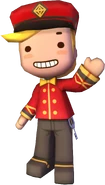 An official MySims render of Buddy waving with his right hand.