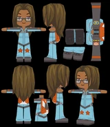 Sylvia's MySims SkyHeroes design reference.