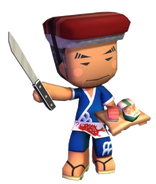 Watanabe.png (127 KB) A promotional render of Chef Watanabe holding a knife and a cutting board with sushi.