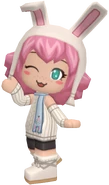 A MySims Agents render of Beebee waving.