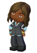 Blaine with his hands on his hips.