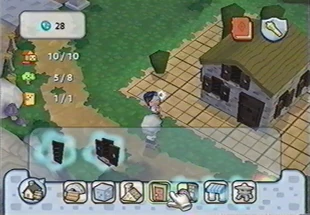 A Wandolier building a house in Construction Mode.