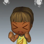 Sasha's frustrated emote.