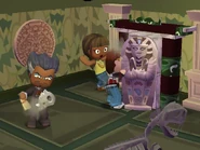 A promotional image of the Skullfinder Museum's interior.