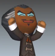 Sir Vincent's happy emote in SimCity Creator (Wii).