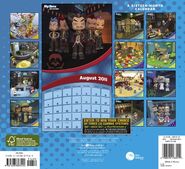 Chaz with Team McFreely on the back of the calendar.