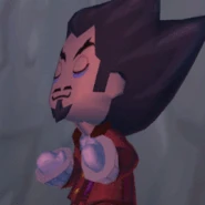 Morcubus laughing maniacally in in MySims Kingdom.