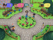 Bloomin' Blossoms.jpg (194 KB) Poppy hosting the Bloomin' Blossoms minigame in MySims Party (Wii).