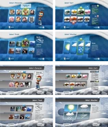 Edwin as shown in early MySims Racing character selection screens. He has a neutral mouth with stubble like Patrick Rhino instead of his usual smile.