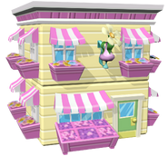 Poppy's flower shop, as it originally appears in MySims.